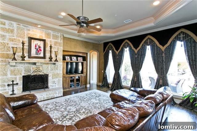 Celina's Growth: The Power of Big Living in a Small Town 13 Luxurious foyer with soaring ceilings and ornate detailing