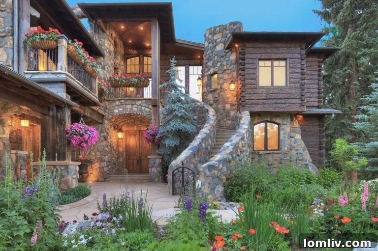 Interior view of Castle on the Blue, Breckenridge luxury estate