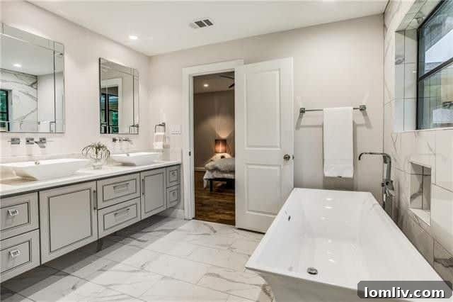 Your Perfect Modern Ranch Perch 14 Guest Bathroom with Contemporary Fixtures