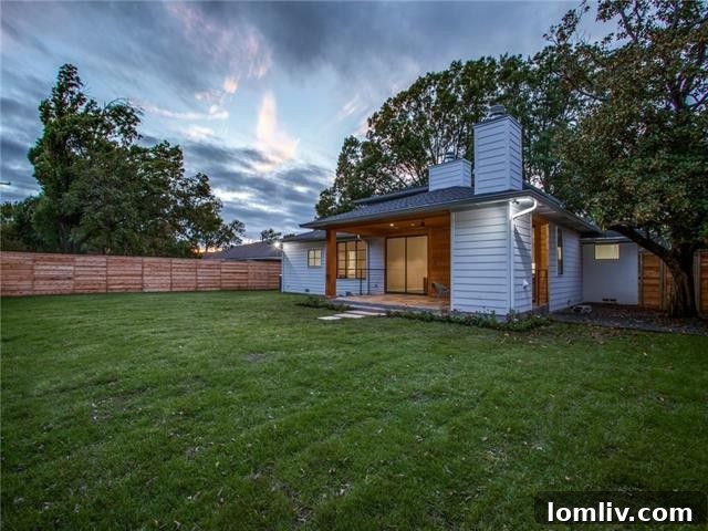 Your Perfect Modern Ranch Perch 23 Side Yard with Greenery