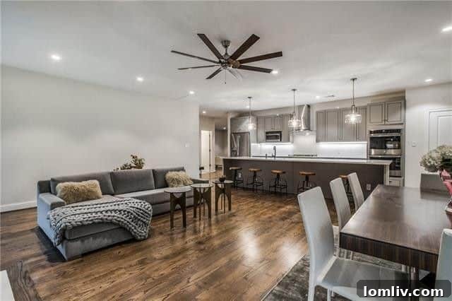 Your Perfect Modern Ranch Perch 10 Bright and Spacious Family Room Leading to Outdoor Patio