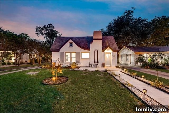 Exterior view of 5303 Denton Drive, a charming Tudor property