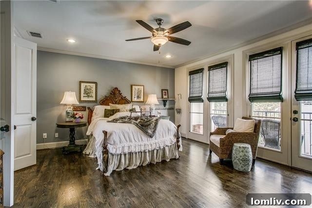 Throckmorton Townhome Bedroom