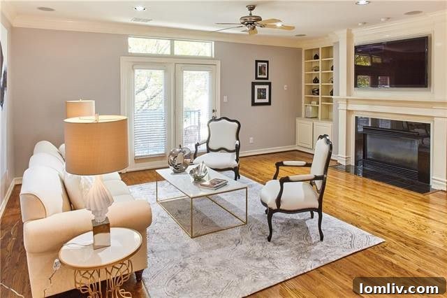 Well-appointed master bathroom with a large walk-in shower and contemporary fixtures