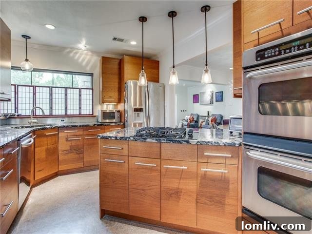 High-End Appliances in Open Kitchen