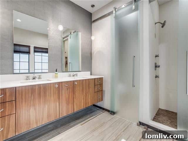 Dual Sink Vanity in Master Bath