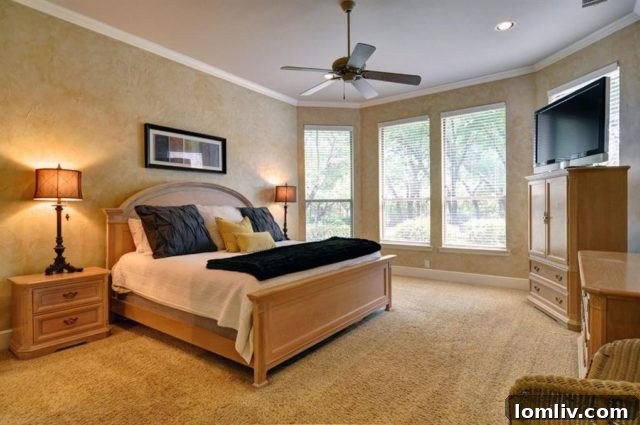 Spacious secondary bedroom