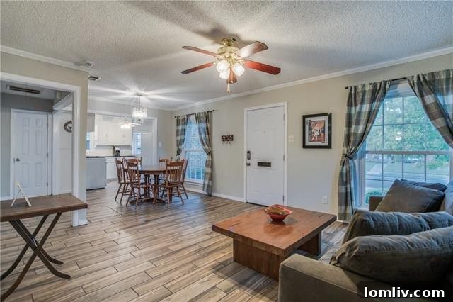 Open Concept Living and Dining Room 2736 Ivandell Ave North Cliff