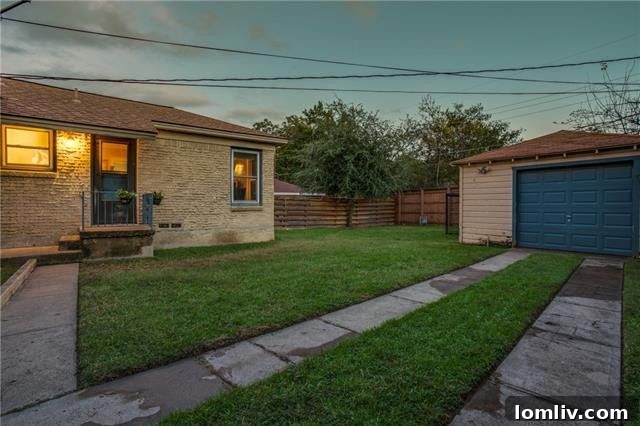 Spacious Backyard for Family Games and Entertaining 2736 Ivandell Ave Dallas