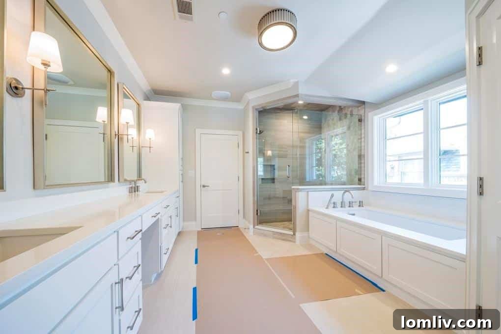 Another perspective of the contemporary living spaces, emphasizing the open floorplan.