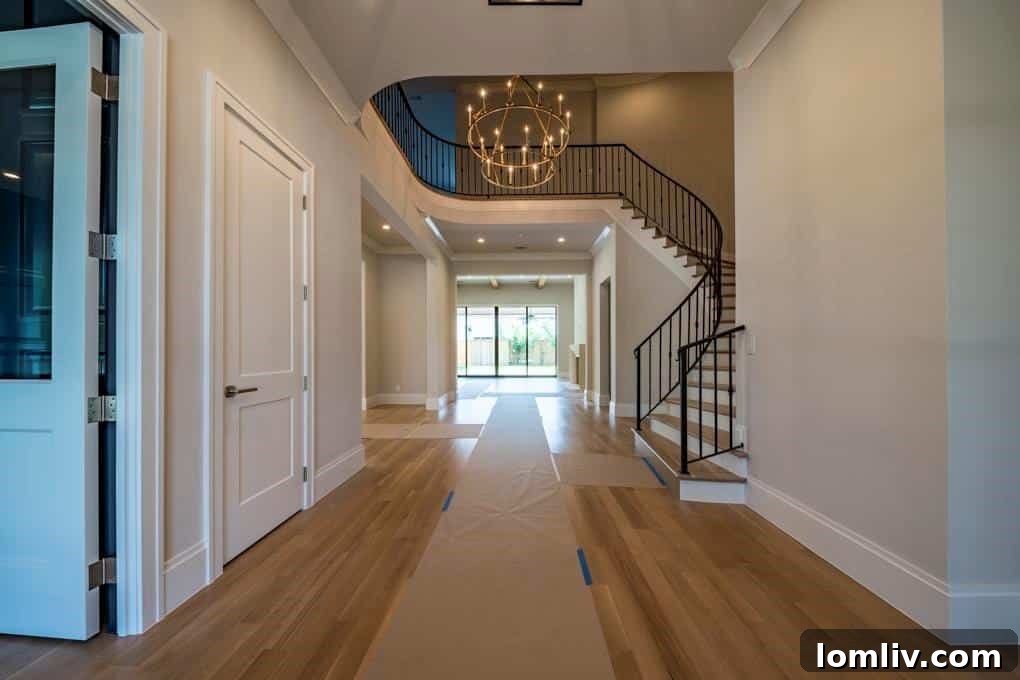 Inviting entryway or foyer showcasing the transitional design of 6474 Tulip Lane.