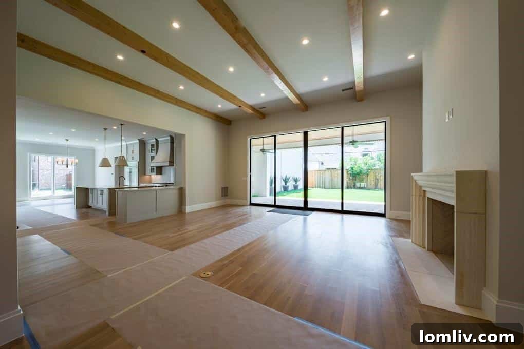 Expansive backyard with ample space for a future pool, perfect for outdoor living in Preston Hollow.