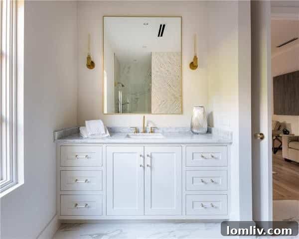 Upstairs Bathroom with Modern Finishes