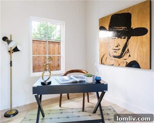 Staged Living Room Emphasizing Lifestyle