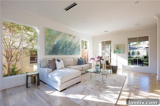 Rustic Beams and White Oak Floors in Luxury Home