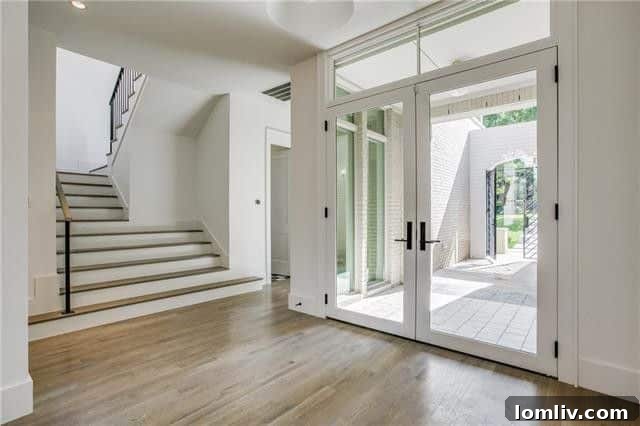 Elegant Dining Area Flowing into the Living Space, Bathed in Natural Light