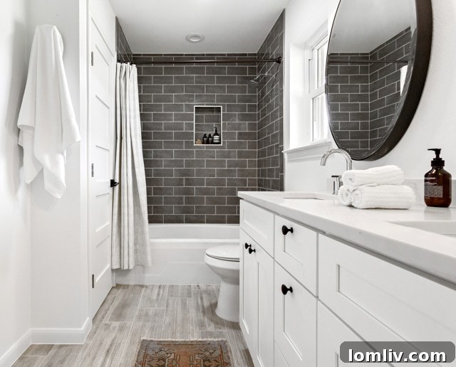 After Renovation: Spa-like Bathroom with High-End Finishes
