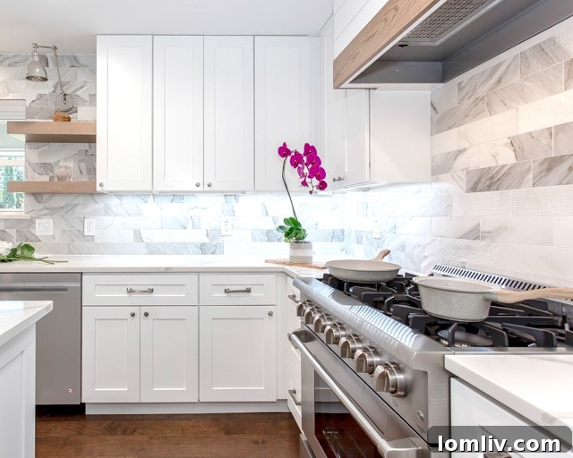 Kitchen After Renovation: Modern Gourmet Kitchen with Quartz Countertops