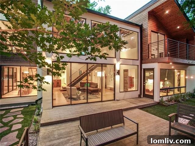 Expansive wrap-around deck perfect for outdoor dining and entertaining.