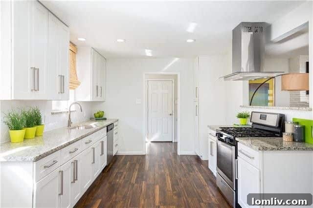 Spacious Galley Kitchen Dallas Home