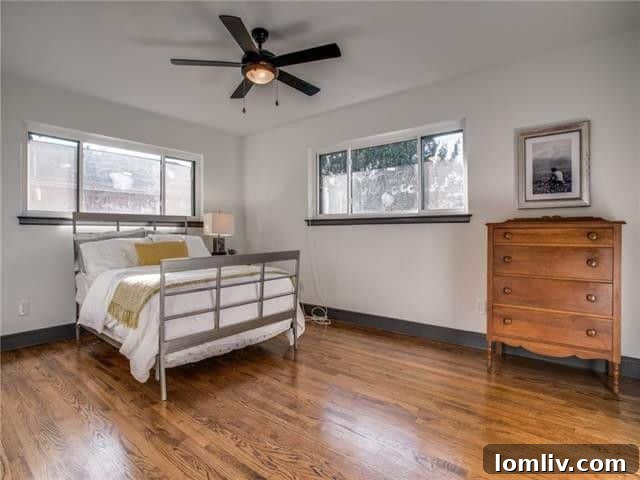 Elegant master bedroom, a serene retreat within the home, featuring refined finishes and ample space