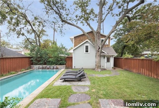 5424 Vickery Blvd - Aerial view of backyard