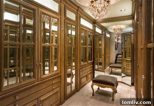 Dream Closet with Swarovski Crystal Knobs