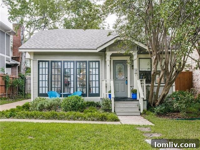 Well-maintained front exterior of the Craftsman home, showcasing its curb appeal.