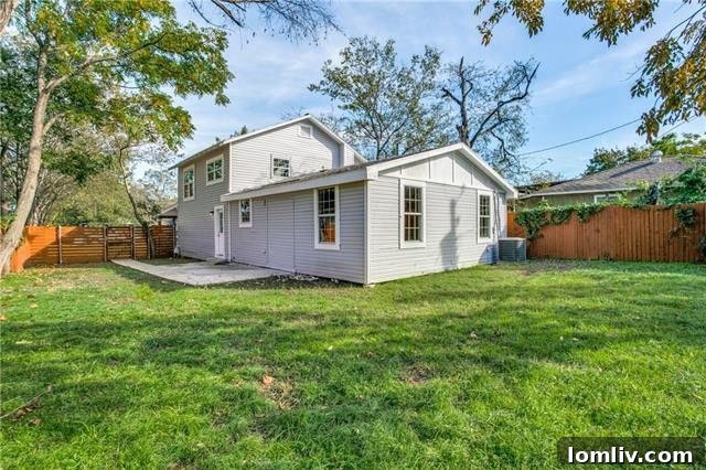 Spacious backyard ideal for outdoor entertaining and family activities