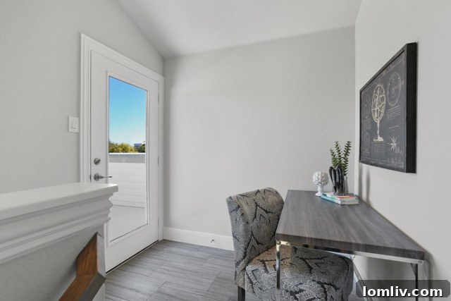 Interior view of open concept living