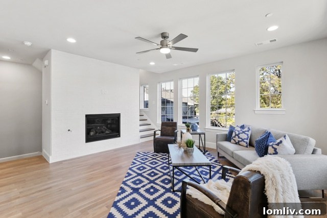 Spacious kitchen with island seating