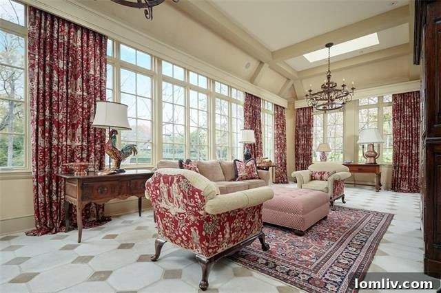 Grand Fireplace in a Dallas Estate