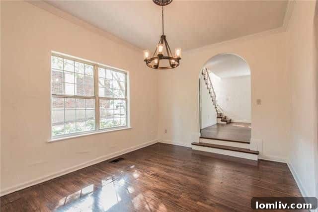 Charming interior view of the renovated home