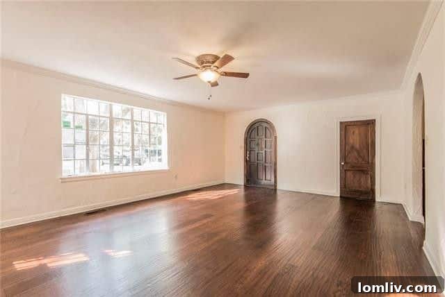 Inviting living room with ample natural light