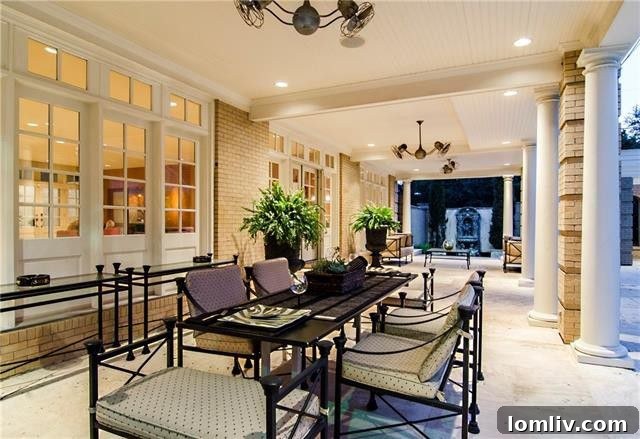 Spacious Patio Area
