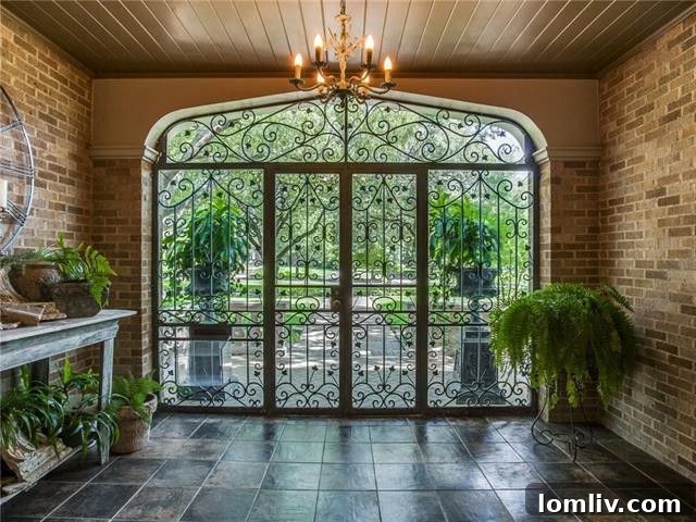 Entryway Swiss Avenue Home