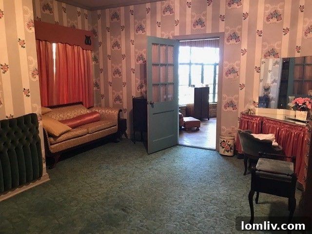 Another perspective showing the home's preserved retro style