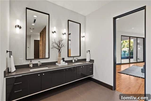 Modern Organic Home Guest Bathroom