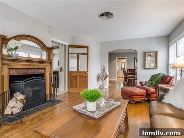 East Kessler Cottage: A Captivating Charmer 5 Detailed shot of classic hardwood flooring and light-filled space