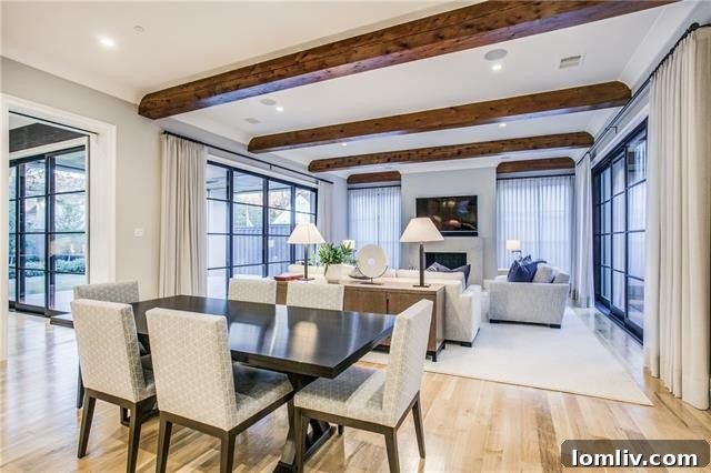 A beautifully appointed guest bedroom with stylish decor at 3414 Beverly Drive