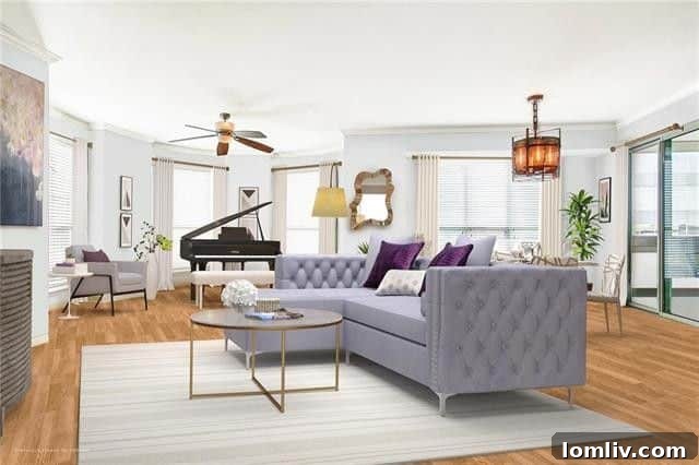Luxury high-rise condo in Dallas's Mayfair building, apt 803, listed by Sylvia Scott