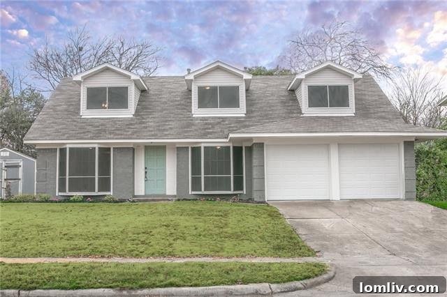 Large Fenced Backyard of Remodeled Home