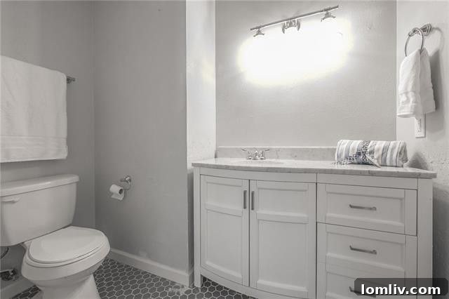 Modern Bathroom with Stand-Up Shower