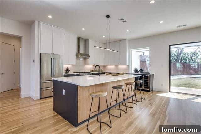 Elegant dining space within the open floor plan