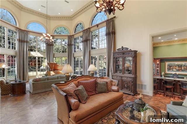 Architectural detail of an archway or built-in, demonstrating the home's thoughtful design.