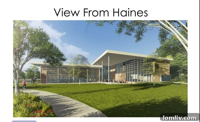 Architectural rendering of the Folsom Wellness Center interior, showcasing modern facilities.