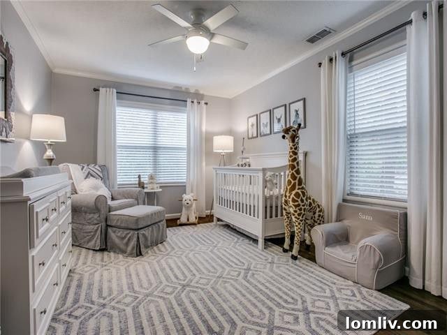 Another cozy bedroom, versatile for guests or a home office