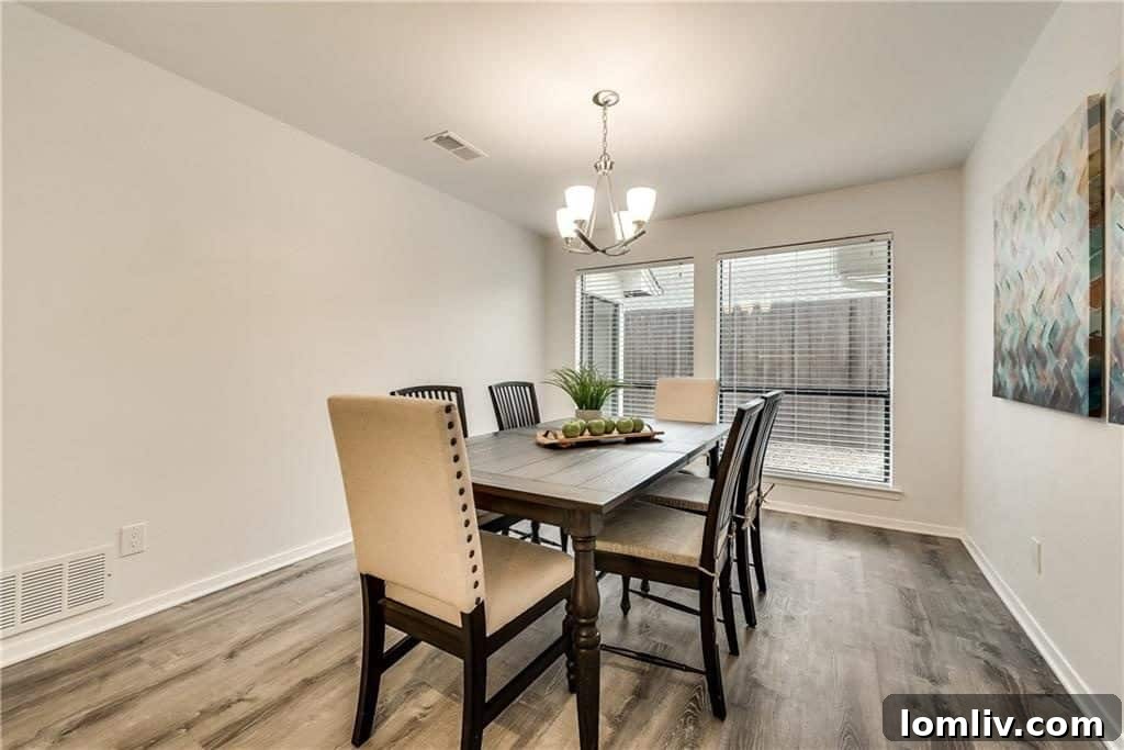 Open Concept Living Area with Wide-Plank Floors