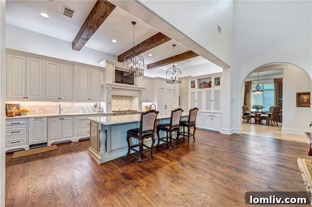 Formal dining room perfect for entertaining guests