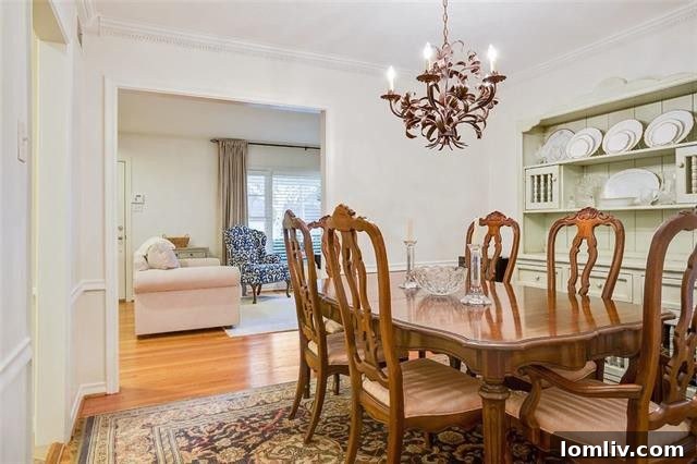 Cozy family room with a fireplace and views of the private back patio.